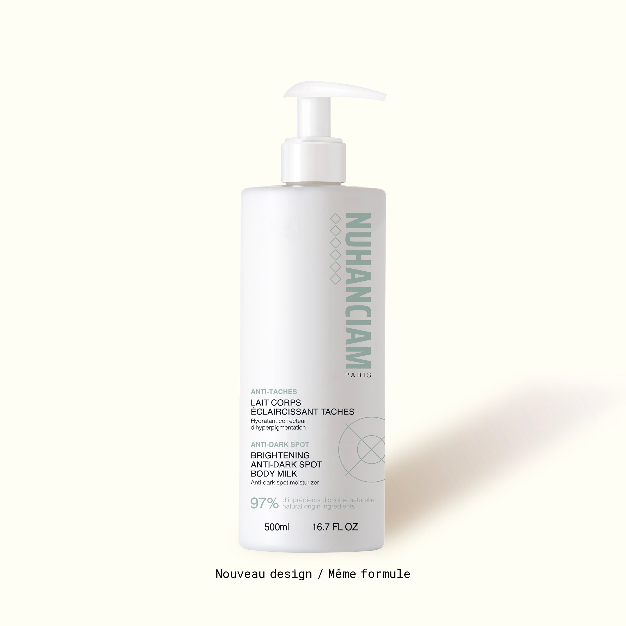 Nuhanciam Lait Corps Éclaircissant Anti-Taches 500ml